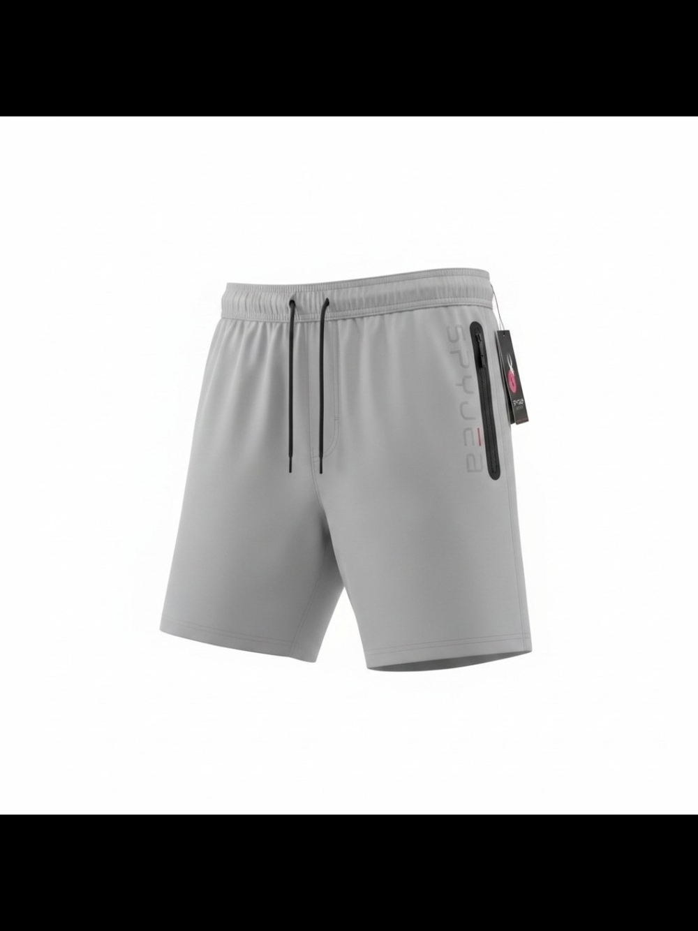 Spyder Men's Performance Gray Training Shorts - Lightweight Xl Active Wear